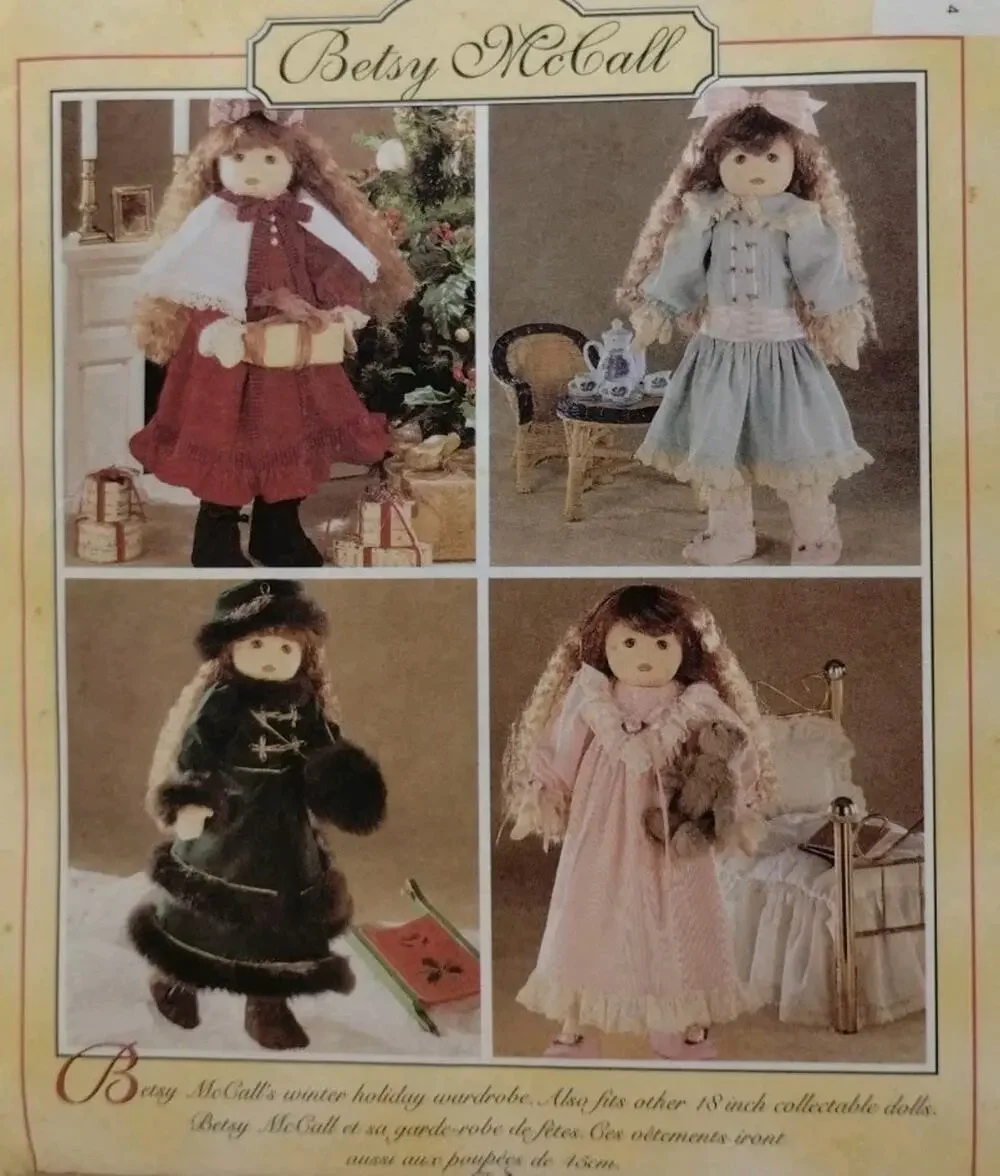 McCall’s Crafts Betsy McCall Winter Holiday Wardrobe Pattern 7934 - Uncut